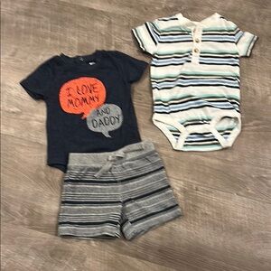 Koalababy Onesies and Shorts Set 3-6 Months